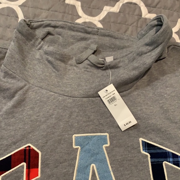 Cowl neck short sleeve sweatshirt - Picture 2 of 5